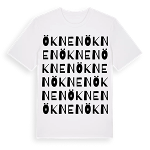 Öknen ordlek t-shirt – ekologisk bomull t-shirt från Pinshirt