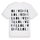 Olivehäll ordlek t-shirt