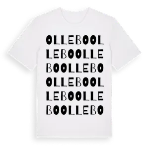 Ollebo ordlek t-shirt – ekologisk bomull t-shirt från Pinshirt
