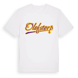 Olofstorp baseball t-shirt – ekologisk bomull t-shirt från Pinshirt