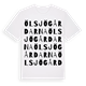 Ölsjögårdarna ordlek t-shirt