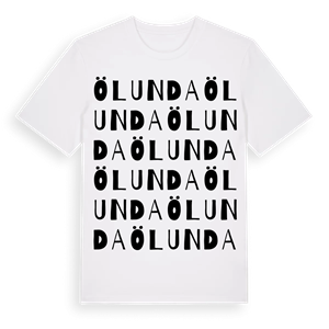 Ölunda ordlek t-shirt – ekologisk bomull t-shirt från Pinshirt