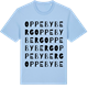 Blue Soul t-shirt med Oppebyberg ordlek t-shirt