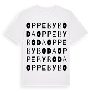 Oppebyboda ordlek t-shirt – ekologisk bomull t-shirt från Pinshirt