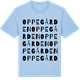 Blue Soul t-shirt med Oppegården ordlek t-shirt