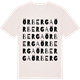 Vintage White t-shirt med Örberga ordlek t-shirt