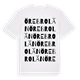 Örebro län ordlek t-shirt
