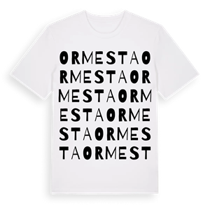 Ormesta ordlek t-shirt – ekologisk bomull t-shirt från Pinshirt