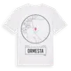 White t-shirt med Ormesta t-shirt