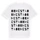 Ormesta ordlek t-shirt