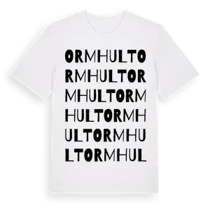 Ormhult ordlek t-shirt – ekologisk bomull t-shirt från Pinshirt