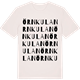 Vintage White t-shirt med Örnkulan ordlek t-shirt