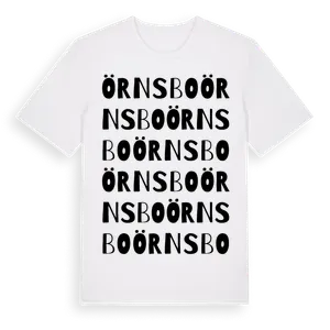 Örnsbo ordlek t-shirt – ekologisk bomull t-shirt från Pinshirt