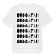 White t-shirt med Orogatan ordlek t-shirt