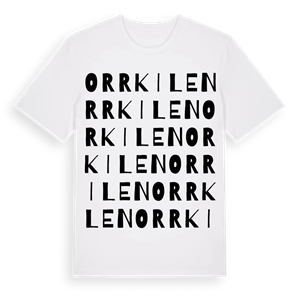 Orrkilen ordlek t-shirt – ekologisk bomull t-shirt från Pinshirt