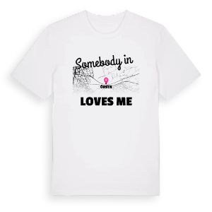 Någon i Örsta älskar mig t-shirt – ekologisk bomull t-shirt från Pinshirt