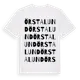 White t-shirt med Örstalund ordlek t-shirt
