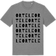 Mid Heather Gray t-shirt med Ortele ordlek t-shirt