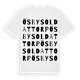 Ösby soldattorp ordlek t-shirt