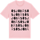 Pink Cotton t-shirt med Ösjönäs ordlek t-shirt