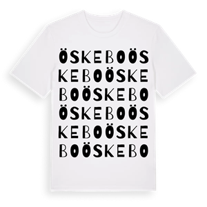 Öskebo ordlek t-shirt – ekologisk bomull t-shirt från Pinshirt