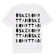 Öskebohyttan ordlek t-shirt