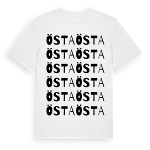 Östa ordlek t-shirt – ekologisk bomull t-shirt från Pinshirt