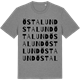 Mid Heather Gray t-shirt med Östalund ordlek t-shirt
