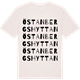 Vintage White t-shirt med Östanbergshyttan ordlek t-shirt