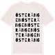 Vintage White t-shirt med Österängen ordlek t-shirt