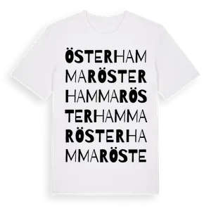 Österhammar ordlek t-shirt – ekologisk bomull t-shirt från Pinshirt