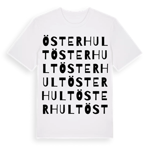 Österhult ordlek t-shirt – ekologisk bomull t-shirt från PinShirt