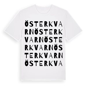 Österkvarn ordlek t-shirt – ekologisk bomull t-shirt från Pinshirt