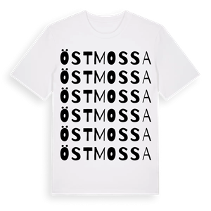 Östmossa ordlek t-shirt – ekologisk bomull t-shirt från Pinshirt