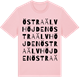 Pink Cotton t-shirt med Östra Älvhöjden ordlek t-shirt