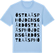 Blue Soul t-shirt med Östra Äsphöjdens gård ordlek t-shirt