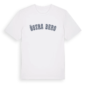 Östra Berg college t-shirt – ekologisk bomull t-shirt från PinShirt