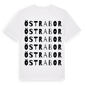 Östra Bor ordlek t-shirt – ekologisk bomull t-shirt från Pinshirt