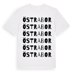 Östra Bor ordlek t-shirt – ekologisk bomull t-shirt från Pinshirt