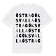 Östra Göksvalla ordlek t-shirt