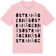 Pink Cotton t-shirt med Östra Hägernäs ordlek t-shirt