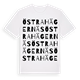 White t-shirt med Östra Hägernäs ordlek t-shirt