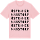 Pink Cotton t-shirt med Östra Hermanstorp ordlek t-shirt