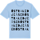Blue Soul t-shirt med Östra Kedjeåsen ordlek t-shirt