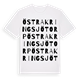 Östra Kringsjötorp ordlek t-shirt