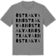 Mid Heather Gray t-shirt med Östra Kvarn ordlek t-shirt