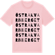 Pink Cotton t-shirt med Östra Kvarnberget ordlek t-shirt