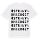 White t-shirt med Östra Kvarnberget ordlek t-shirt