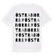 Östra Norrby ordlek t-shirt