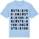 Blue Soul t-shirt med Östra Rynninge ordlek t-shirt